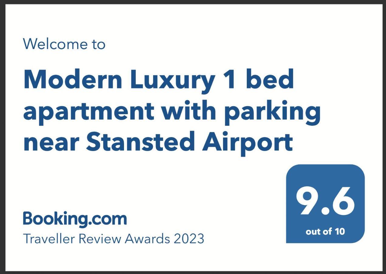 Modern Luxury 1 Bed Apartment With Parking Near Stansted Airport Stansted Mountfitchet Kültér fotó